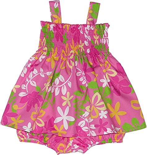 RJC Girls Hibiscus Natal Plum Bungee Tube Top 2pc Set
